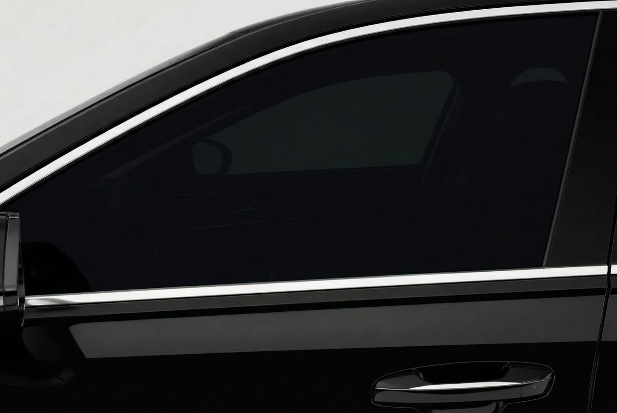 After tint installation